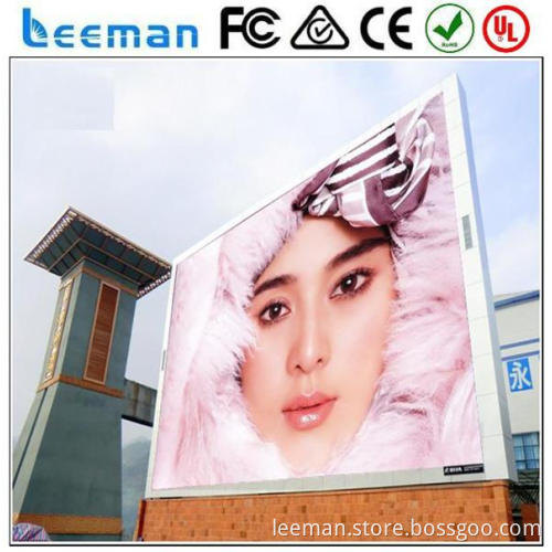 Leeman P8.9 SMD outdoor led mobile advertising screen truck in ali